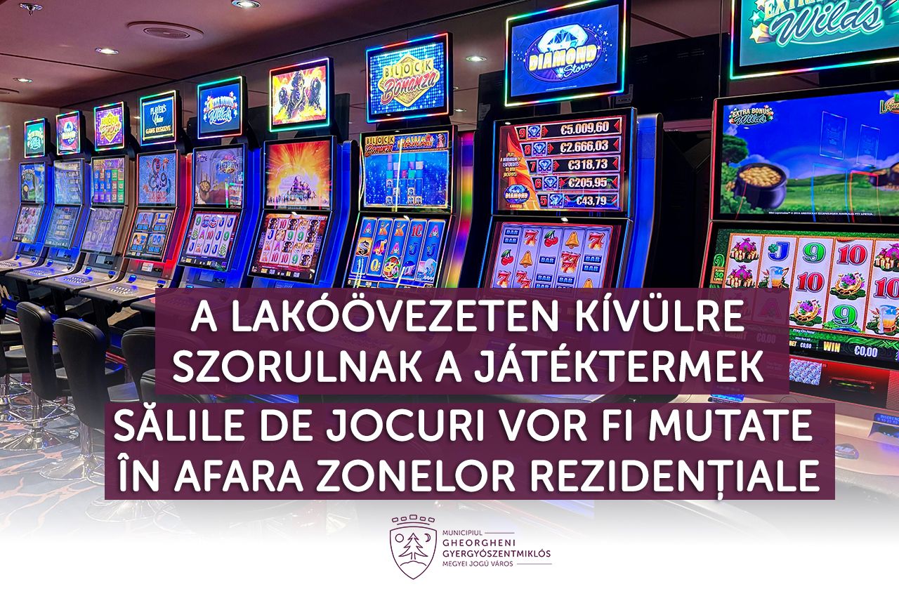 A város peremére szorulnak a játéktermek Gyergyószentmiklóson
